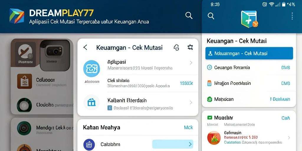 Tampilan antarmuka pengguna DREAMPLAY77 untuk cek mutasi yang sederhana dan efisien.