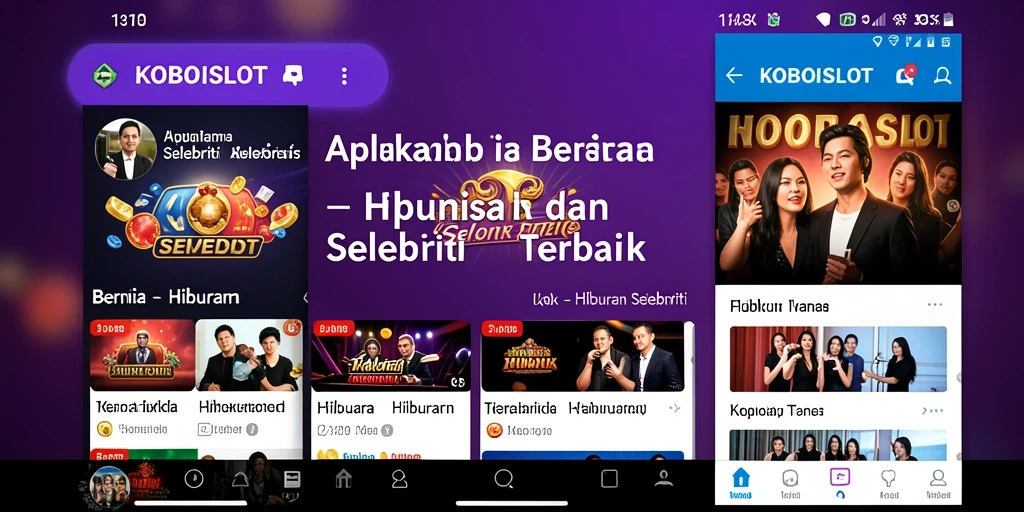 Tampilan antarmuka KOBOISLOT yang menarik dan informatif.